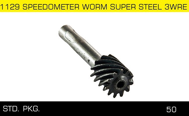 1129 SPEEDOMETER WORM SUPER STEEL 3WRE
